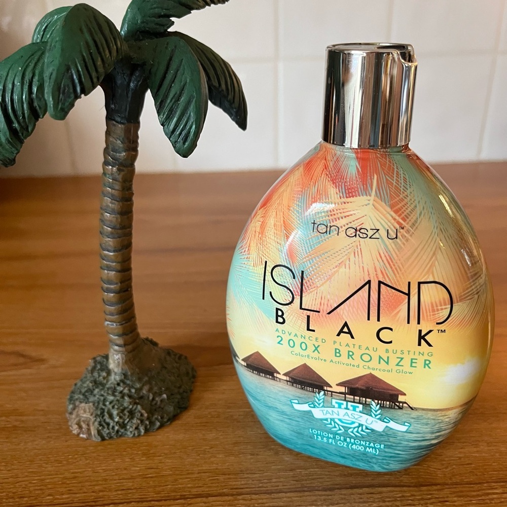 Island Black Advanced plateau busting 200 X bronzer by Tan az U 13.5 oz